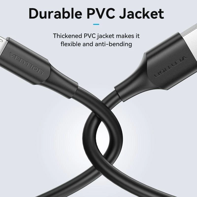 VENTION CTIBC USB 2.0 to Micro-B Cable 0.25m Black