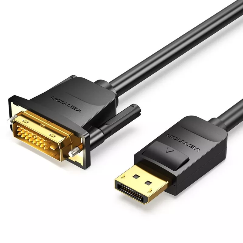 VENTION DisplayPort to DVI kabelis 1m Melns HAFBF