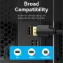 VENTION HAKBF DisplayPort uz DisplayPort kabelis 1m Melns