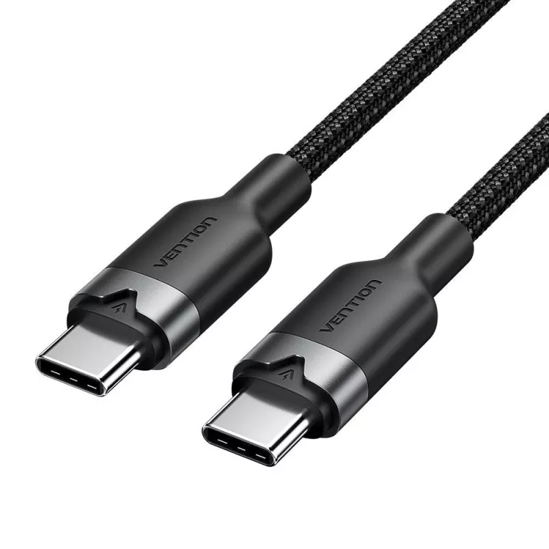 VENTION TRDBF USB-C uz USB-C kabelis 1m Melns
