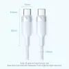 VENTION TRDBF USB-C uz USB-C kabelis 1m Melns