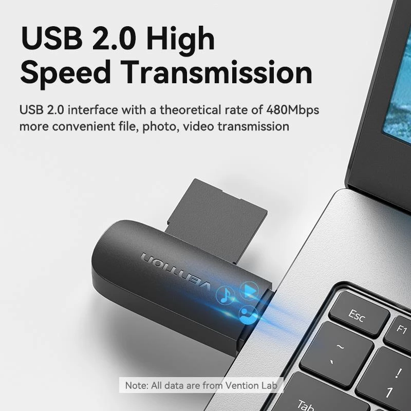 VENTION USB 2.0 atmiņas karšu lasītājs CLEB0
