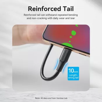 VENTION USB-C uz USB 2.0 kabelis 2m Melns CTHBH
