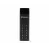 Verbatim Keypad Secure 32GB USB 3.2 Gen 1 Flash Drive ar aparatūras AES 256 bitu šifrēšanu - Melns