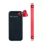 Verbatim Pocket SSD 256GB USB 3.2 Gen 2 Type-C ārējais cietvielu disks melns/sarkans (32417)
