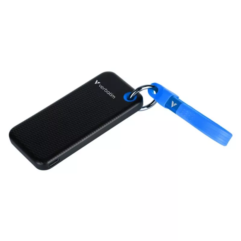 Verbatim Pocket SSD 512GB USB 3.2 Gen 2 Type-C ārējais cietvielu disks, melns/zils 32283