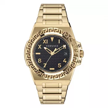 Versace V-Chrono Vīriešu Šveices kvarca hronogrāfa pulkstenis VE3I00522 44mm Nerūsējošais tērauds Zils ciparnīca