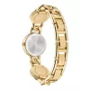 Versace V-Circle sieviešu Šveices kvarca pulkstenis 26mm melns ciparnīca ādas siksna VE3C00422
