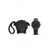 Versace V-Motif sieviešu Šveices kvarca pulkstenis VE6G00223 39mm melns ciparnīca ādas siksna