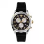 VERSACE V-Race vīriešu Šveices kvarca hronogrāfa pulkstenis VEHB00119 - 44mm, melns ciparnīca, sudraba toņa nerūsējošā tērauda aproce