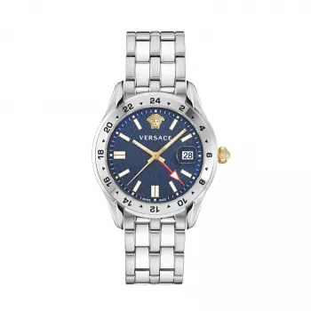 VERSACE V-Race vīriešu pulkstenis VE7C00523 41mm nerūsējošais tērauds hronogrāfs