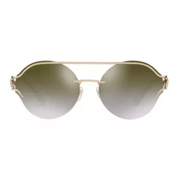 VERSACE VE2184-12526U Sieviešu saulesbrilles - Gaiši zelta rāmis, brūnas gradienta lēcas
