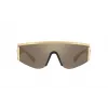 VERSACE VE2197-10005A Unisex Pilot Saulesbrilles Melnas Pelēkas 58mm