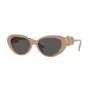 VERSACE VE4433U538387 Sieviešu kaķacs formas saulesbrilles Havana 54mm