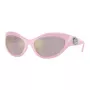 VERSACE VE4485-5521Z Sieviešu kaķacs formas saulesbrilles Havana brūns gradients 59mm