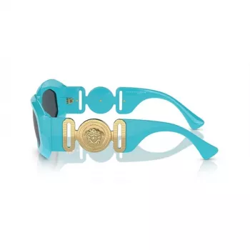 VERSACE Sieviešu kaķacs formas saulesbrilles VE4425U543987 Havana/Tumši Pelēka 54mm