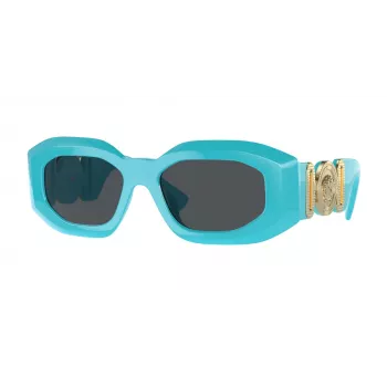 VERSACE Sieviešu kaķacs formas saulesbrilles VE4425U543987 Havana/Tumši Pelēka 54mm