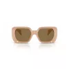 VERSACE Sieviešu kaķacs formas saulesbrilles VE4473U548973 Havana Grey Gradient 54mm