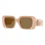 VERSACE Sieviešu kaķacs formas saulesbrilles VE4473U548973 Havana Grey Gradient 54mm