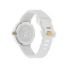 Versace sieviešu VE6G00123 Šveices kvarca 39mm nerūdējošā tērauda pulkstenis ar melnu ādas siksnu un sudraba ciparnīcu