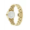 VERSACE Sieviešu VE7F00623 Šveices kvarca pulkstenis 35mm melns ciparnīca ādas siksniņa