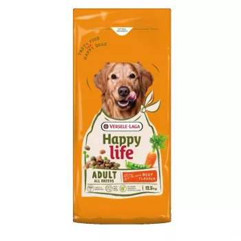 Versele-Laga HappyLife Dry Dog Food with Beef for Adult Dogs 12.5 kg
