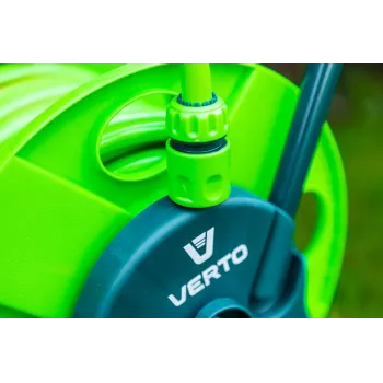 Verto 15G731-30 dārza šļūteņu ātro savienotāju komplekts, 1/2 collas, plastmasa, 30 gab., zaļš/melns