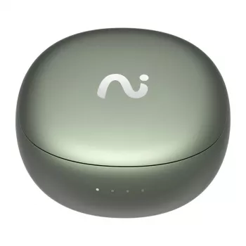 VIAIM Nano+ AI Earbuds ar balss ierakstītāju, zaļa, Bluetooth 5.3, IPX4, 32GB, ENC, skārienvadība