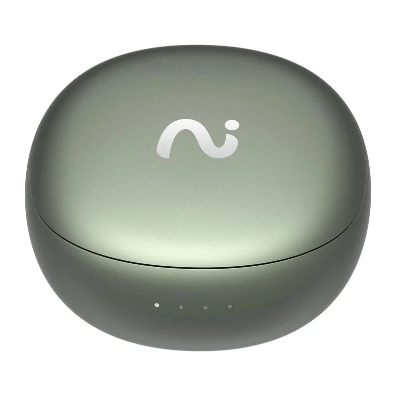 VIAIM Nano+ AI Earbuds ar balss ierakstītāju, zaļa, Bluetooth 5.3, IPX4, 32GB, ENC, skārienvadība