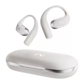 VIAIM Open Note AI Earbuds ar balss ierakstītāju (pelēki) - 32GB, Bluetooth 5.3