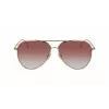 Victoria Beckham VB203S-712 Sieviešu saulesbrilles, zelta rāmis, brūnas gradienta lēcas, 62 mm