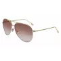Victoria Beckham VB203S-712 Sieviešu saulesbrilles, zelta rāmis, brūnas gradienta lēcas, 62 mm