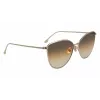 Victoria Beckham VB209S-708 Sieviešu kaķacs formas saulesbrilles Havana/Zelts 59mm