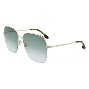 Victoria Beckham VB214SA-700 Sieviešu saulesbrilles - Havana acetāta rāmis, brūnas gradienta lēcas, 61 mm
