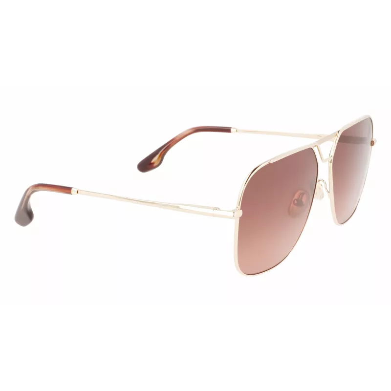 Victoria Beckham VB217S-714 Sieviešu saulesbrilles Havana Brūns Gradients 61mm