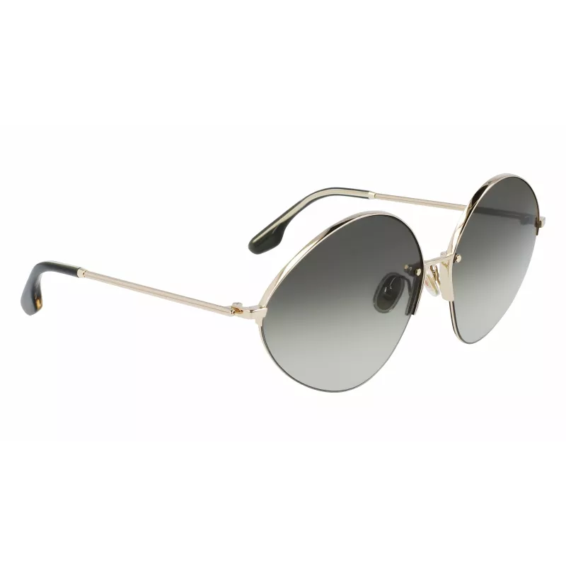 Victoria Beckham VB220S-713 Sieviešu saulesbrilles Zelts Brūns gradients Tauriņš