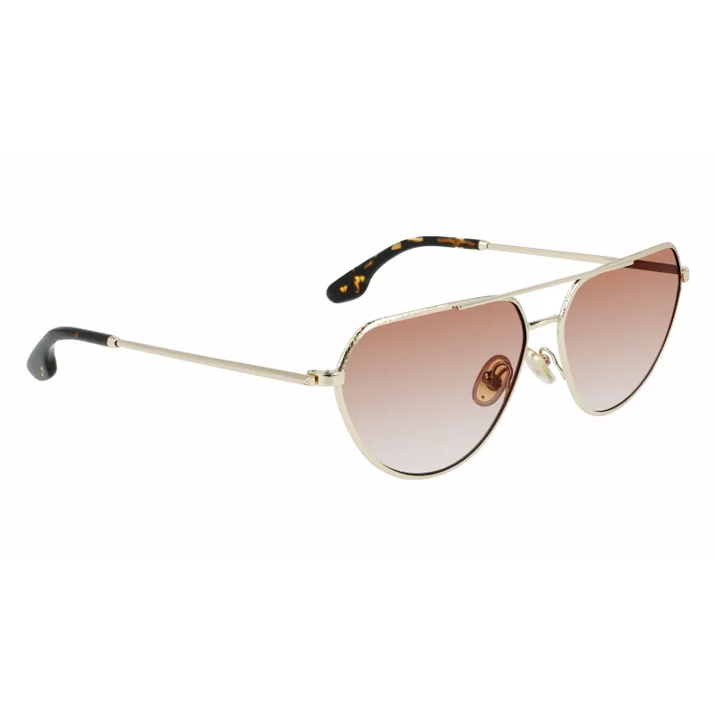 Victoria Beckham VB221S-725 Sieviešu saulesbrilles Havana Acetāts Brūns Gradients 60mm