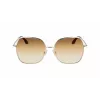 Victoria Beckham VB223S-708 Sieviešu saulesbrilles - Havana acetāta rāmis, brūnas polikarbonāta lēcas, 56 mm