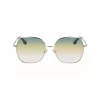 Victoria Beckham VB223S-727 Sieviešu saulesbrilles Havana Acetāts Kvadrātveida Rāmis Brūns Gradienta Lēcas 56mm