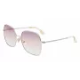 Victoria Beckham VB223S-728 Sieviešu metāla saulesbrilles Zelts Brūns gradients 56mm