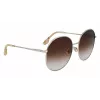 Victoria Beckham VB224S-702 Sieviešu saulesbrilles Zelts/Havana Brūns gradients 59mm