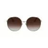 Victoria Beckham VB224S-702 Sieviešu saulesbrilles Zelts/Havana Brūns gradients 59mm