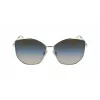 Victoria Beckham VB225S-734 Sieviešu lielizmēra kvadrātveida saulesbrilles - Havana acetāta rāmis ar brūniem gradienta lēcām - 59mm