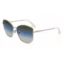 Victoria Beckham VB225S-734 Sieviešu lielizmēra kvadrātveida saulesbrilles - Havana acetāta rāmis ar brūniem gradienta lēcām - 59mm