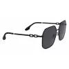Victoria Beckham VB232S-001 Sieviešu saulesbrilles - Melns rāmis, Pelēka gradienta lēca, 58mm
