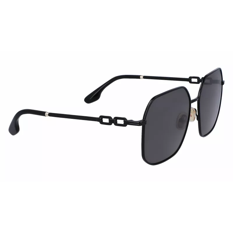 Victoria Beckham VB232S-001 Sieviešu saulesbrilles - Melns rāmis, Pelēka gradienta lēca, 58mm