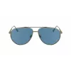 Victoria Beckham VB242S6114720 Sieviešu kvadrātveida saulesbrilles Brūns zelta rāmis Brūni gradienta lēcas 61/14/140 mm