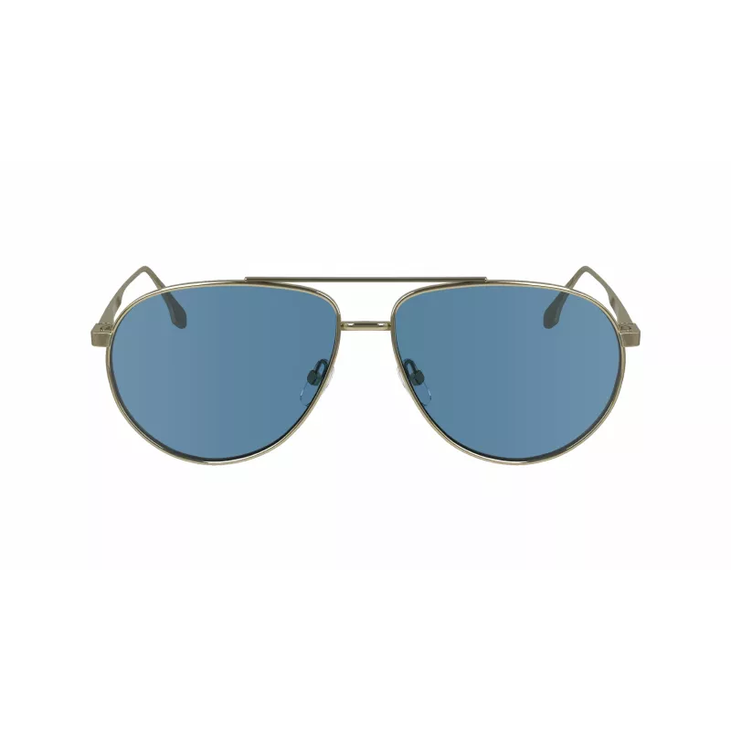 Victoria Beckham VB242S6114720 Sieviešu kvadrātveida saulesbrilles Brūns zelta rāmis Brūni gradienta lēcas 61/14/140 mm