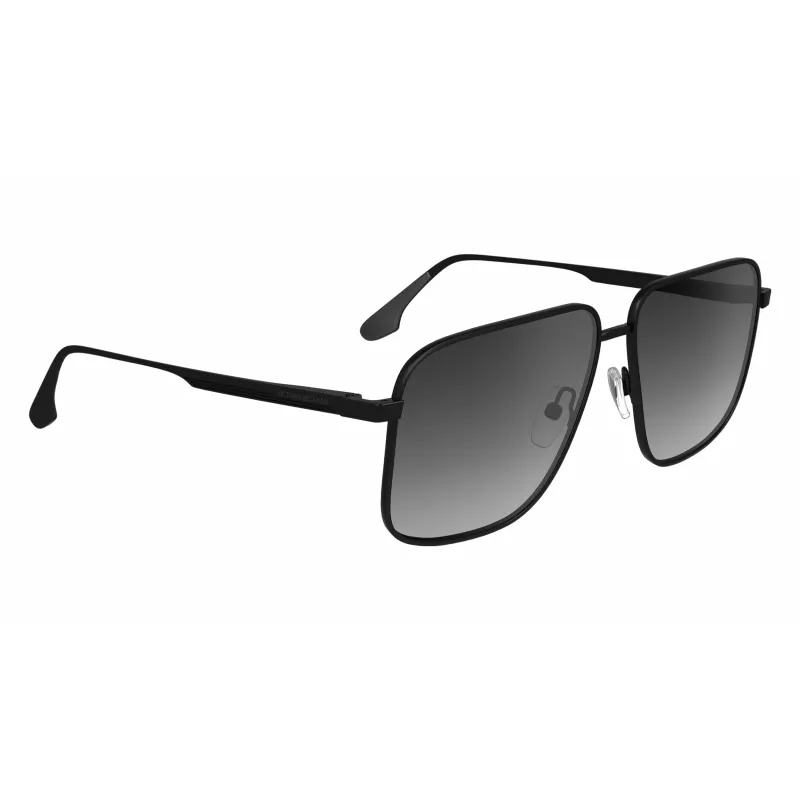 Victoria Beckham VB243S Sieviešu saulesbrilles, spīdīgs melns rāmis, pelēkas lēcas, 57/13/140 mm