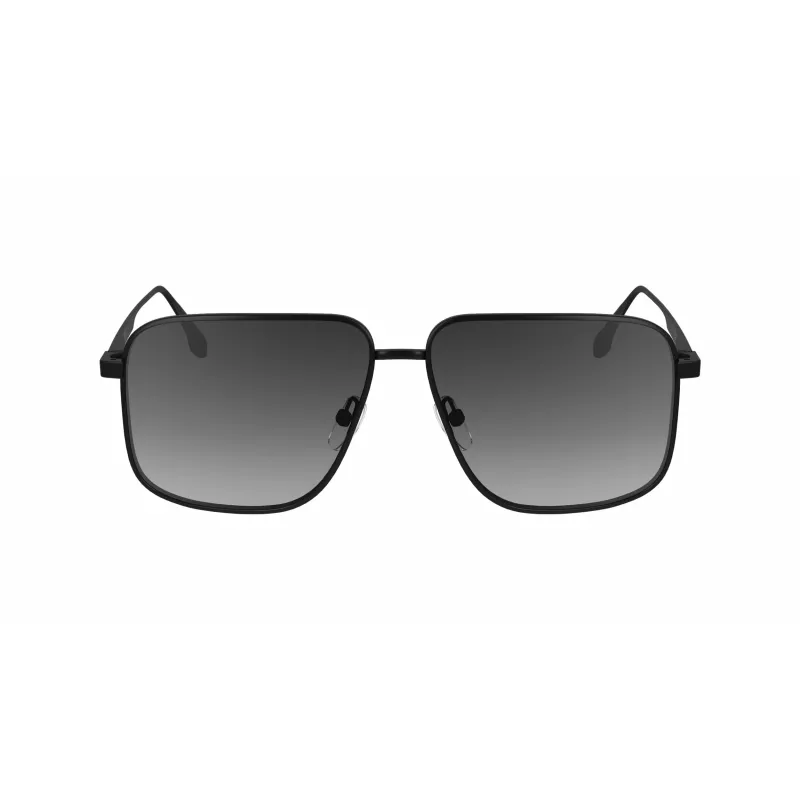 Victoria Beckham VB243S Sieviešu saulesbrilles, spīdīgs melns rāmis, pelēkas lēcas, 57/13/140 mm